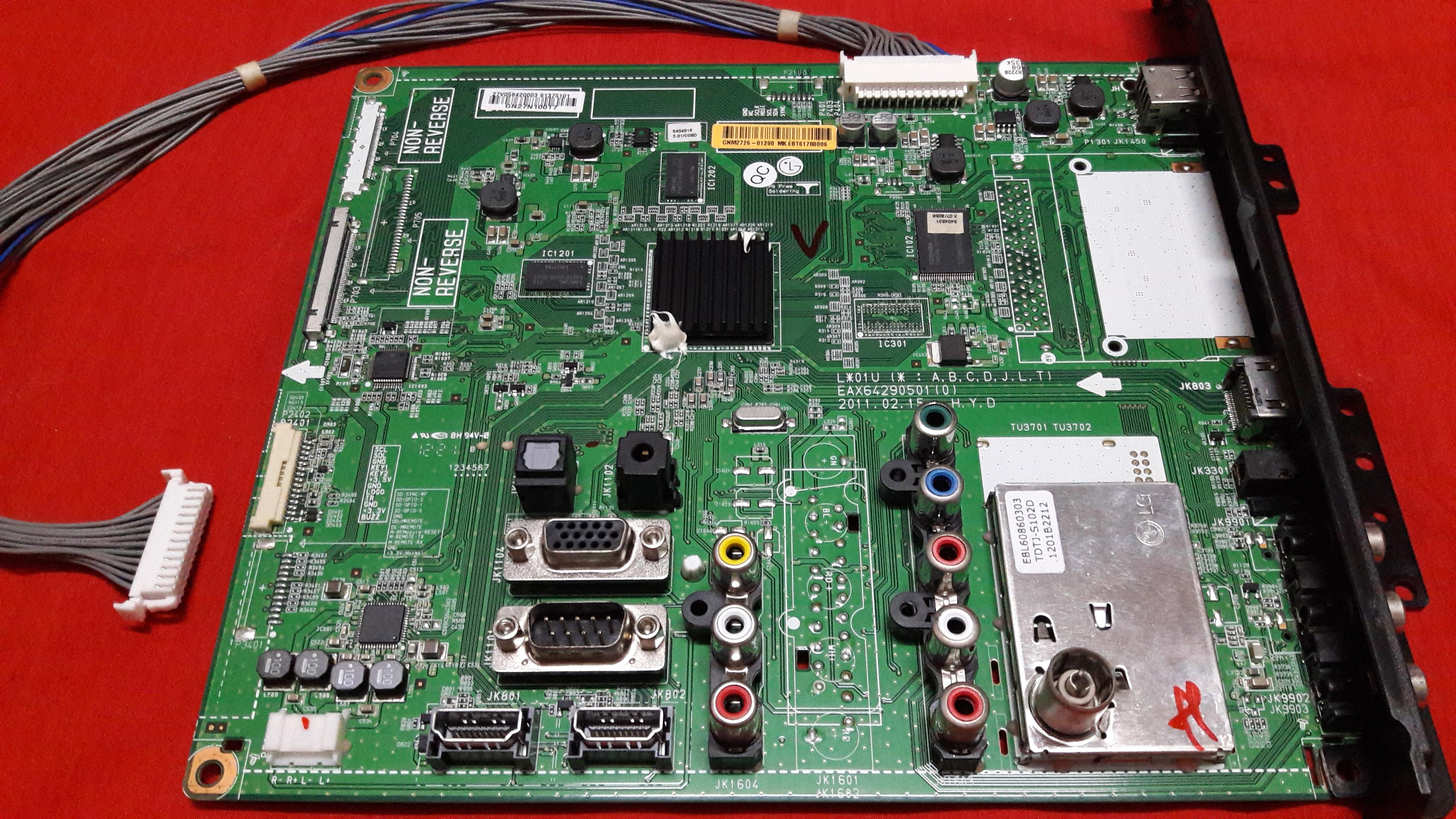 LG-Main (เมนบอร์ด แอลจี) รุ่น 32LK450-TA. เวอร์ชั่นจอ AUO