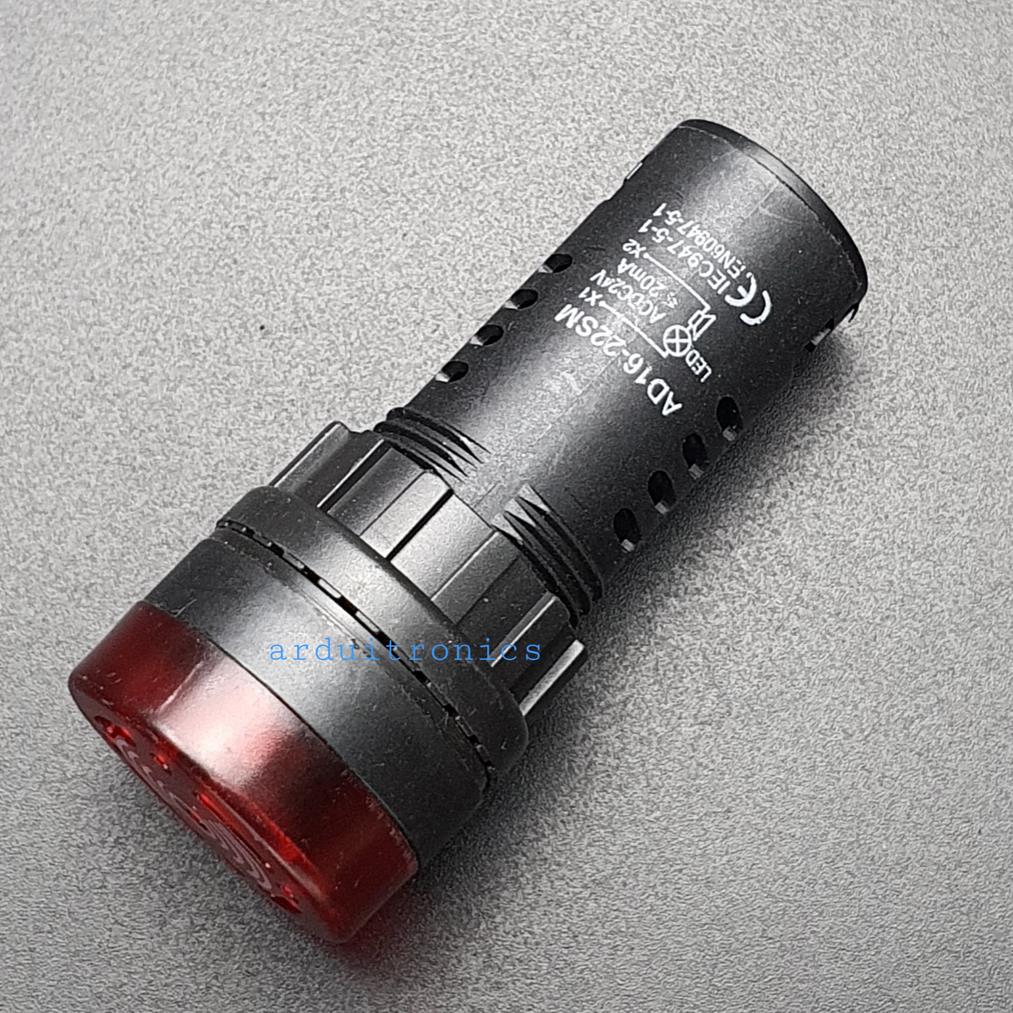 ไฟสีแดง Buzzer LED Alert 24V เสียงและแสงสัญญาณเตือนภัย ออดไฟฟ้า 22mm