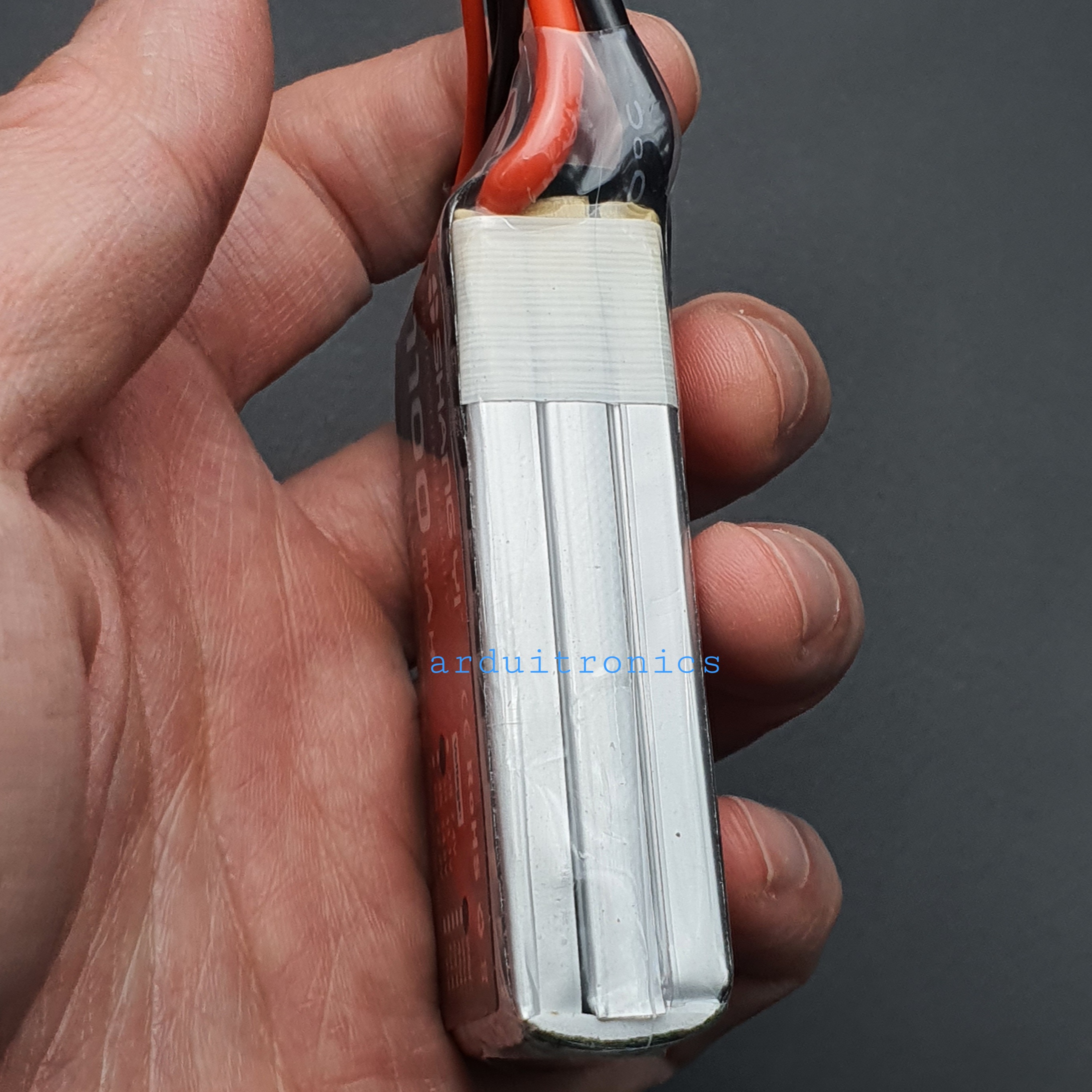 Rechargeable Lithium Battery 1100mAh 3S 11.1V 25C (หัวสายไฟแบบ T-Plug)
