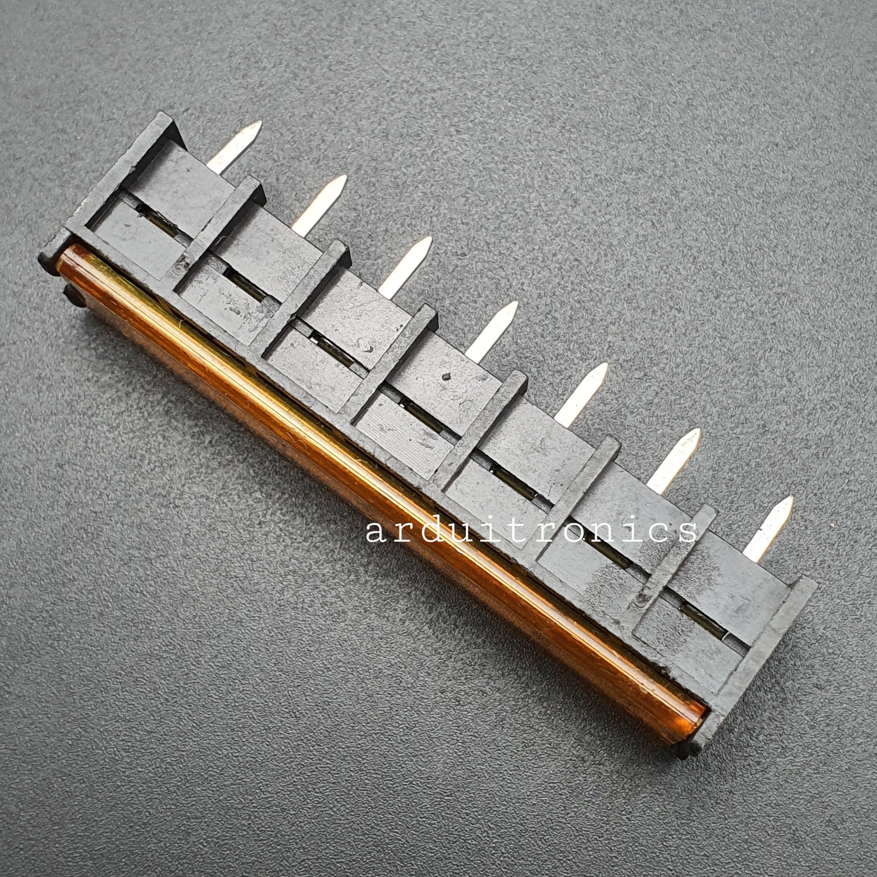 ขั้วต่อ Terminal Block HB-9500 (25A) แบบ 7 ช่อง แบบมีฝาครอบ