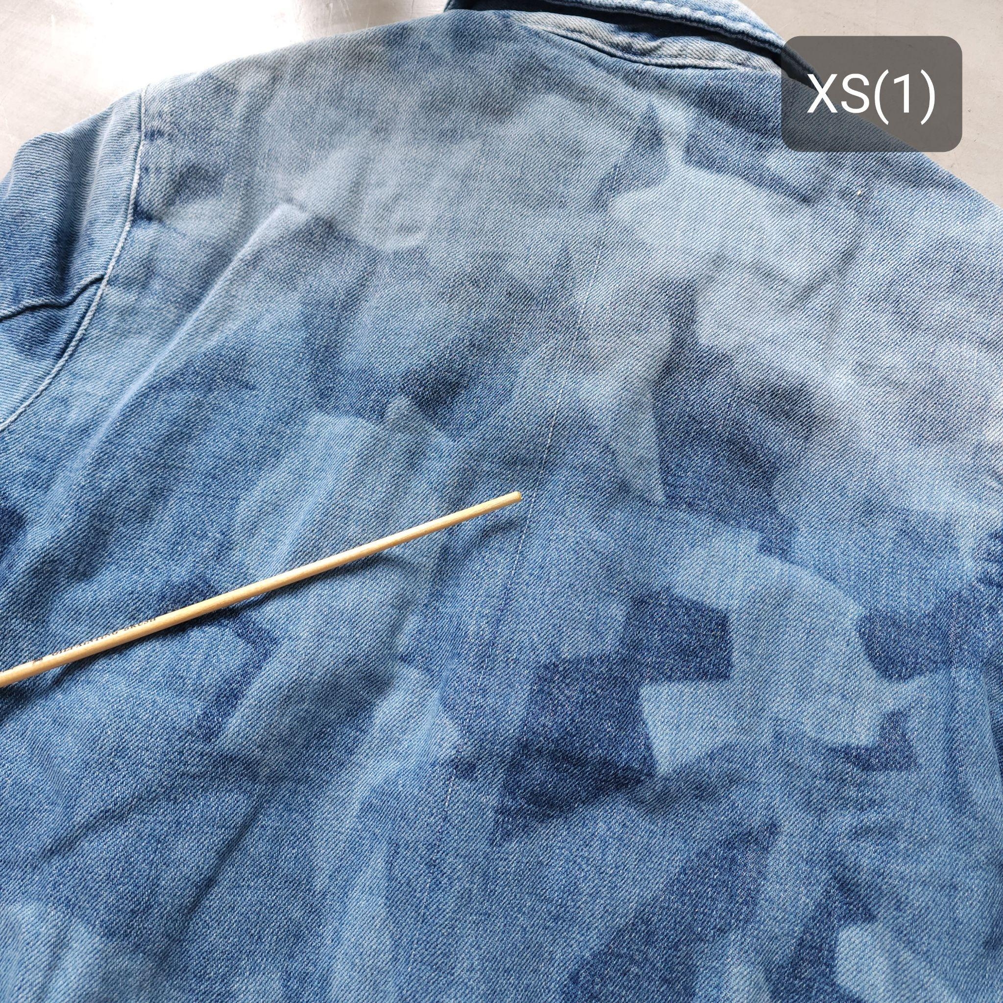 [DEFECT] Gudrun Camo Denim แจ็คเก็ตผ้าฟอก Nudie Jeans ของแท้ 100%