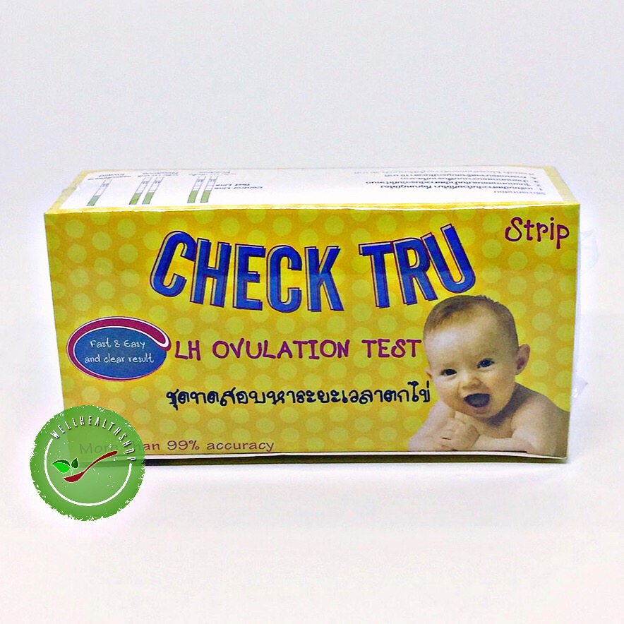 Check Tru LH ovulation Test ชุดทดสอบหาระยะเวลาตกไข่
