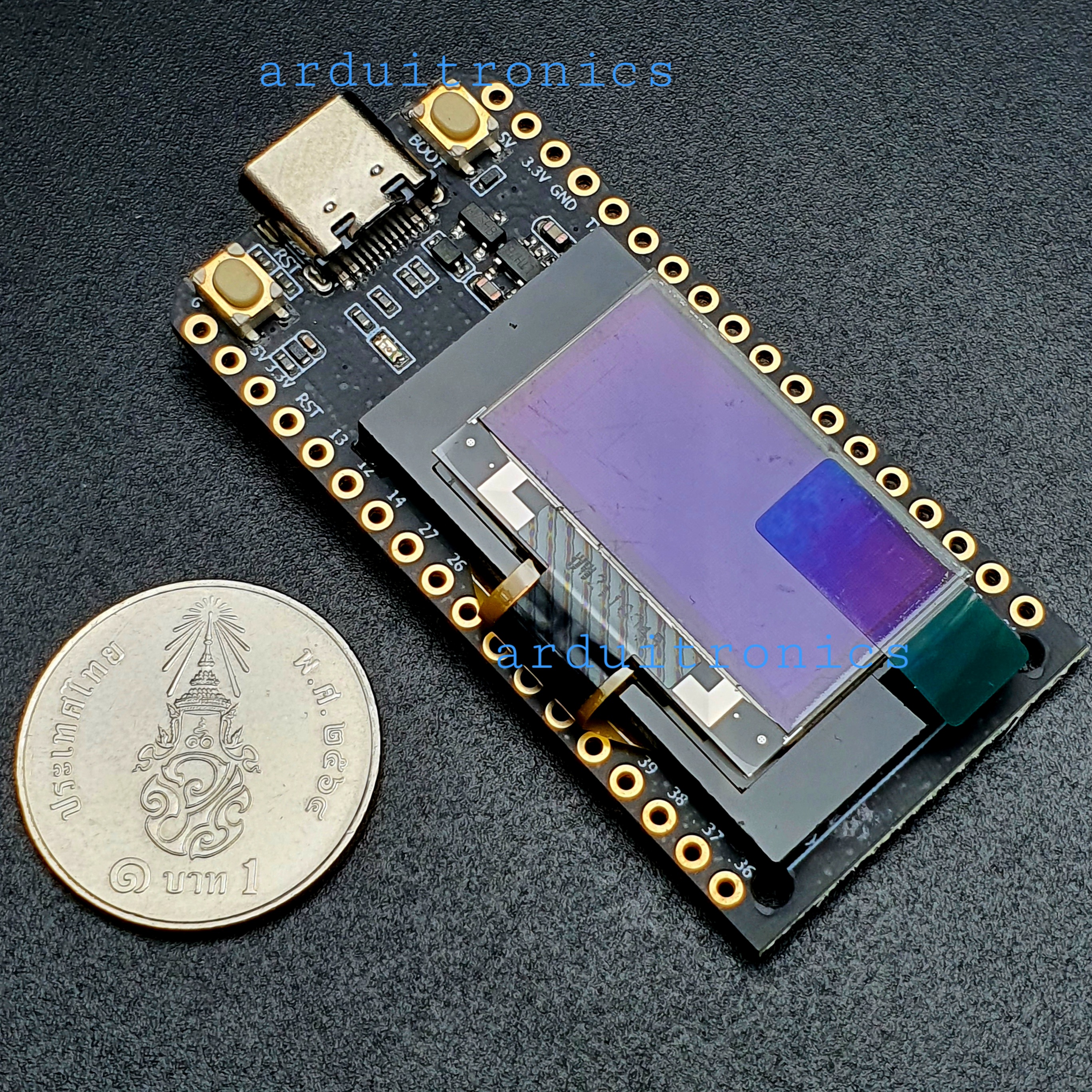 ESP32 OLED V3 ESP32 OLED WiFi Module + Bluetooth บอร์ด ESP32 พร้อมจอ OLED