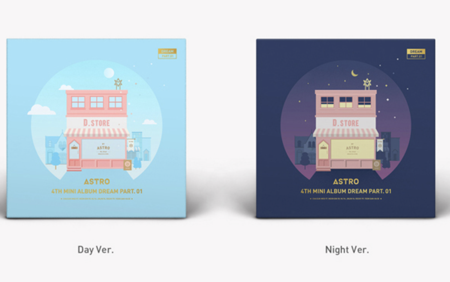 ASTRO - Mini Album Vol.4 [Dream Part.01] แบบ set สั่ง 2 หน้าปก Day + Night ver.