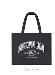 SMTOWN LIVE 2022 : SMCU EXPRESS @ HUMAN CITY_SUWON OFFICIAL MD -Tote Bag สีดำ