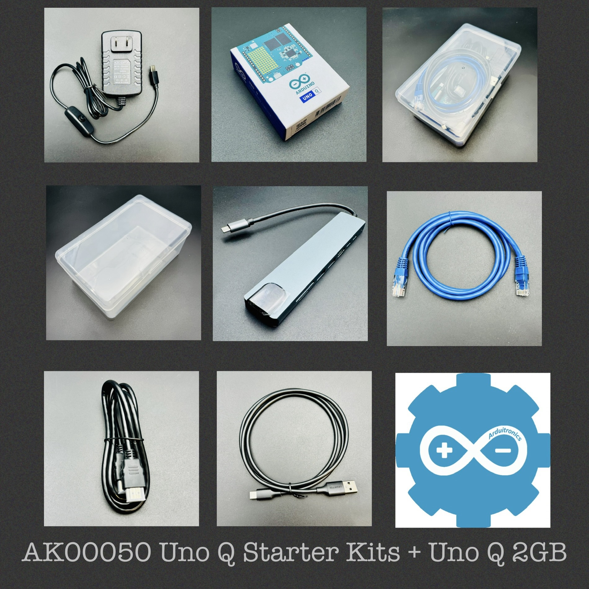 Arduino Uno Q Starter Kit + Arduino Uno Q - 2GB RAM (บอร์ดแท้ 100% Italy)