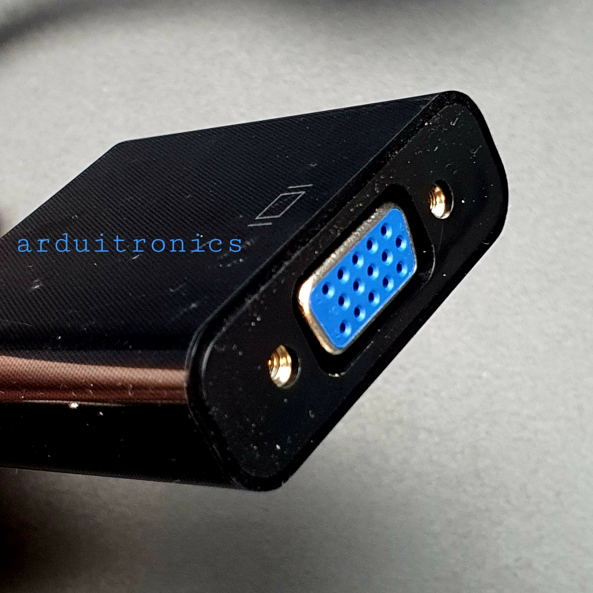 HDMI to VGA Cable สีดำ (ยาว 15 cm)