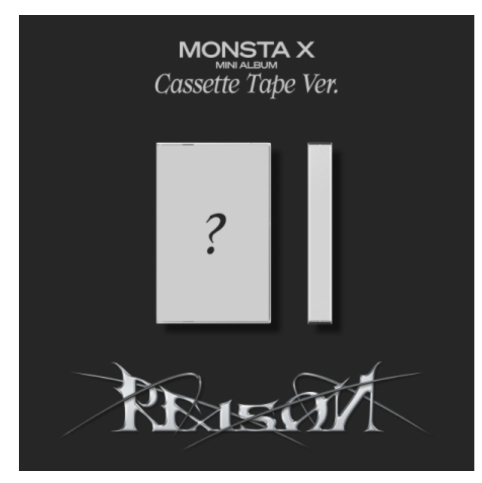 MONSTA X - 12th Mini Album [REASON] - แบบ Cassette Tape Ver. ส่งเครืองบิน