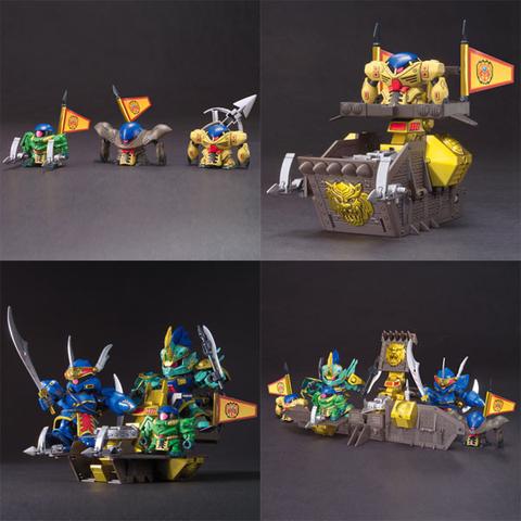 BB Senshi Sangokuden 035 Shin Ryomo Dijeh , Kannei Kampfer , Assault Navy Set