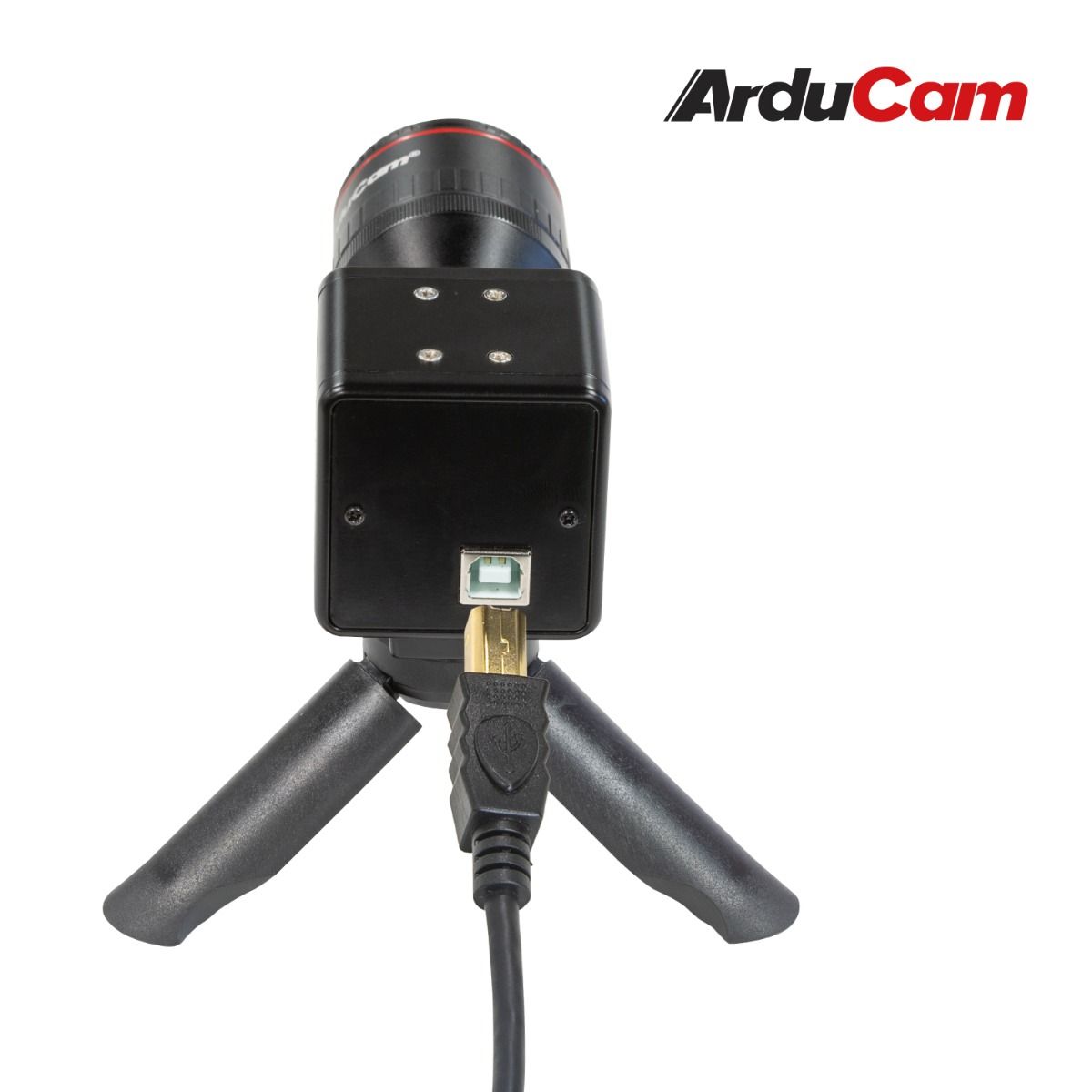 Arducam High Quality Complete USB Camera Bundle, 12MP 1/2.3 Inch 477P Camera Module with 2.8-12mm Varifocal Lens C20280M12, Metal Enclosure, Tripod and USB Cable
