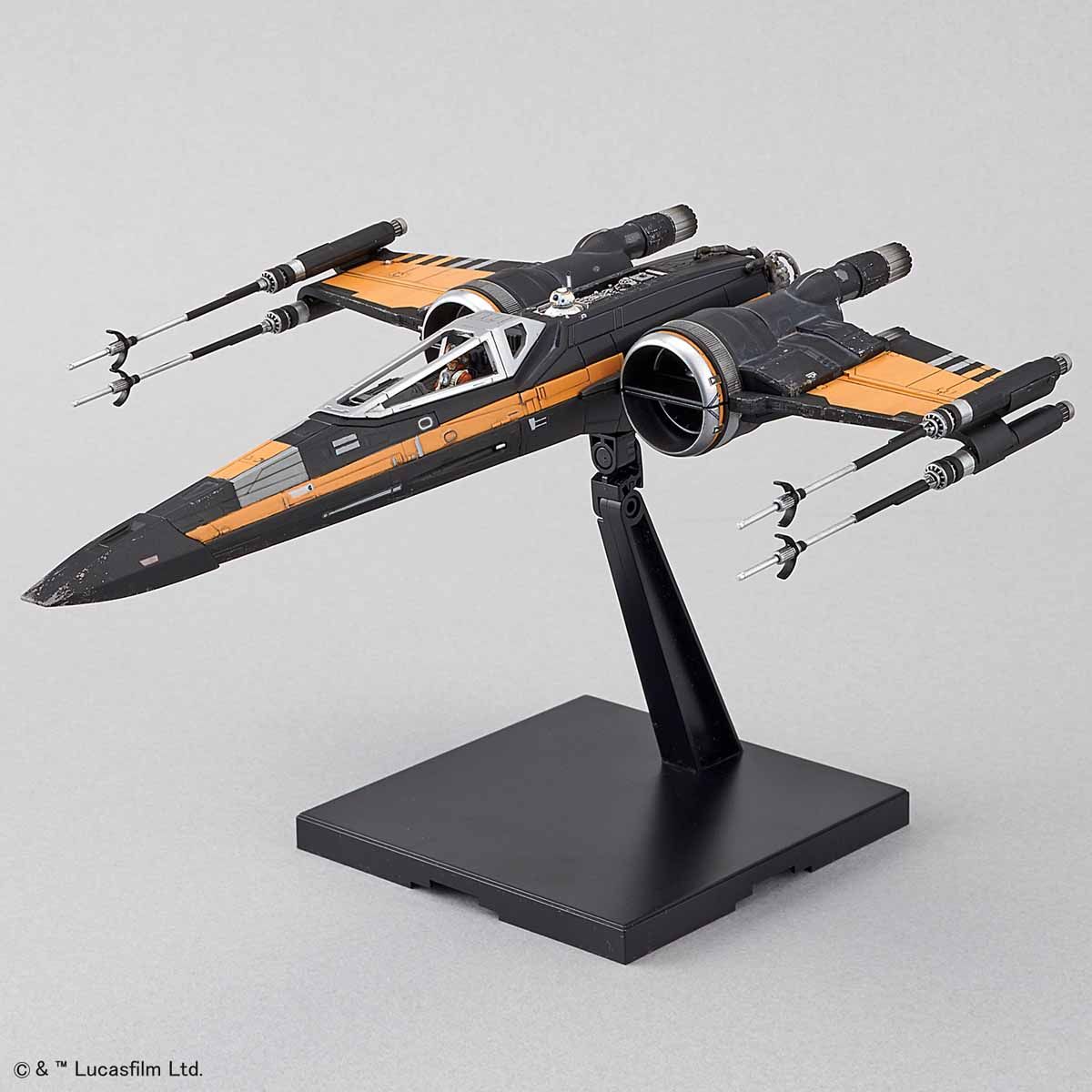 1/72 Poe's Boosted X-Wing Fighter (Star Wars : The Last Jedi)
