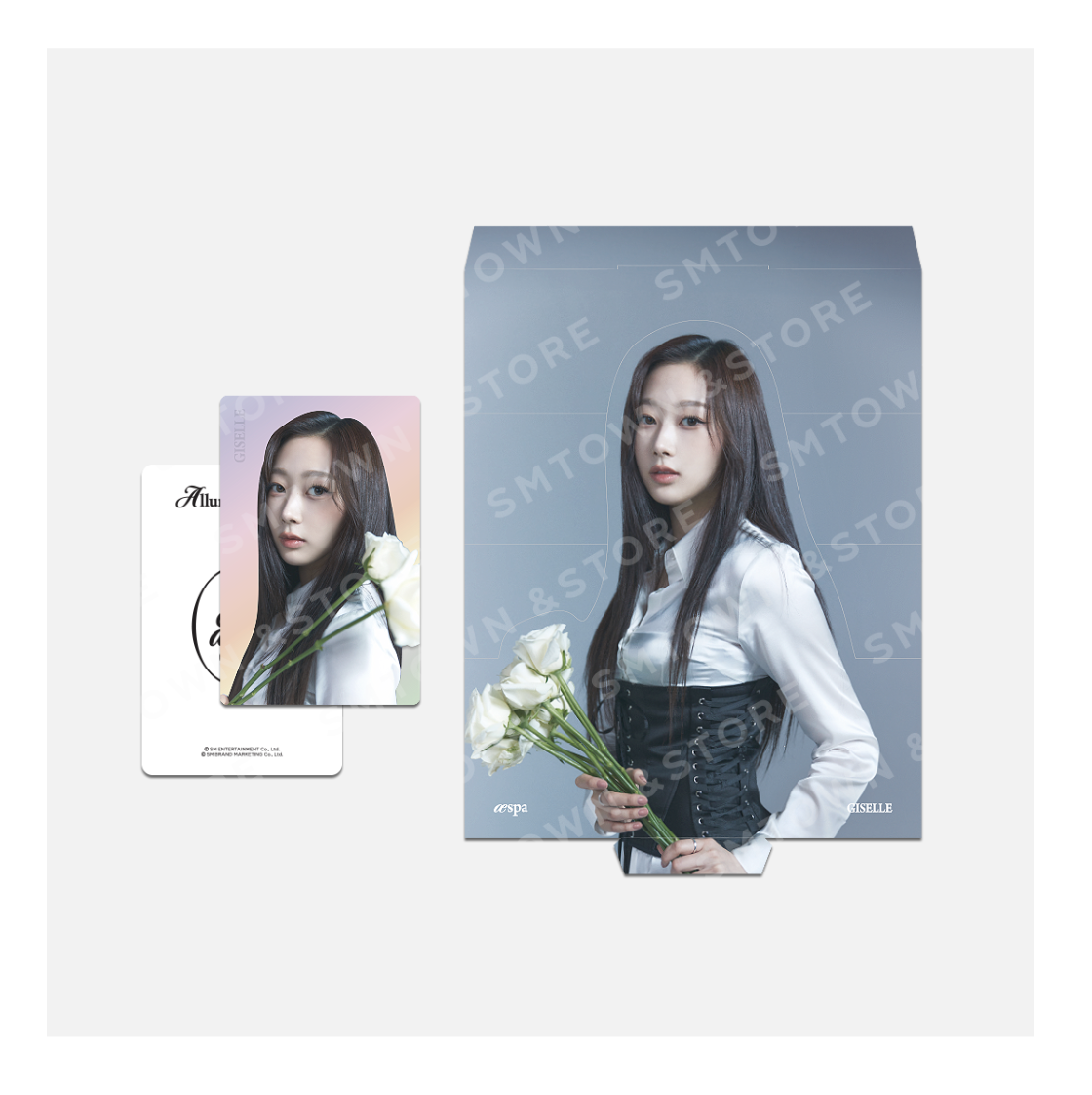 aespa -aespa Alluring Atelier MD -Hologram Photo Card Set แบบ Flower ver - แบบ Giselle