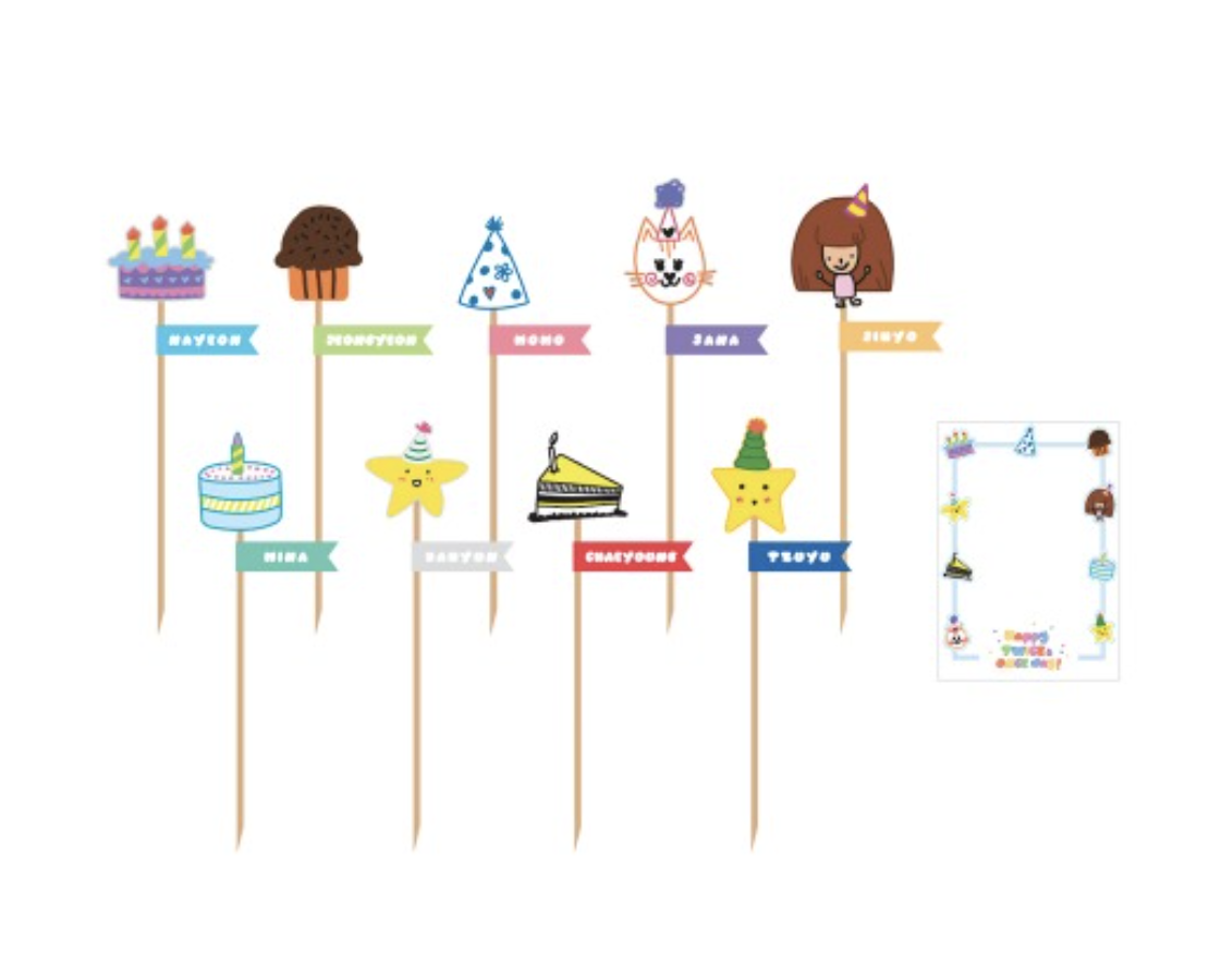 TWICE -TWICE 6TH ANNIVERSARY HAPPY TWICE & ONCE DAY! -Topper set