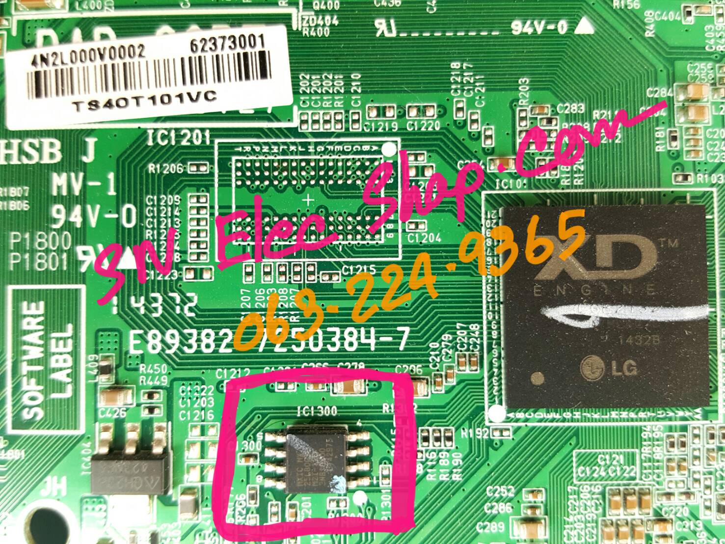 IC MEMORY : LG 32LB563D-TD.BTMCLJT