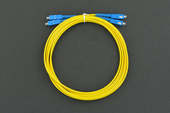 2mm SC-SC Single Mode Duplex Fiber Jumper (3m) (แท้จาก DFRobot)