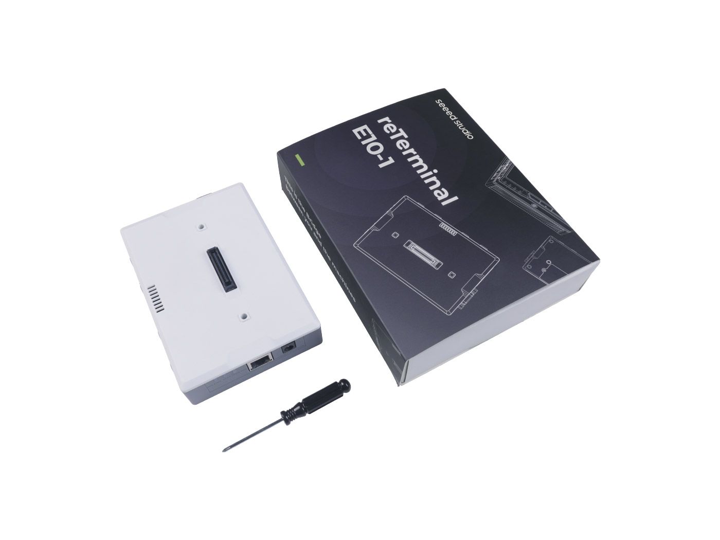 reTerminal E10-1 - Expansion Board supports DC Jack/PoE/UPS, Gigabit Ethernet, LTE/4G/5G/LoRaWAN, RS485/232, CAN, SATA 2.0 (แท้จาก SeeedStudio)