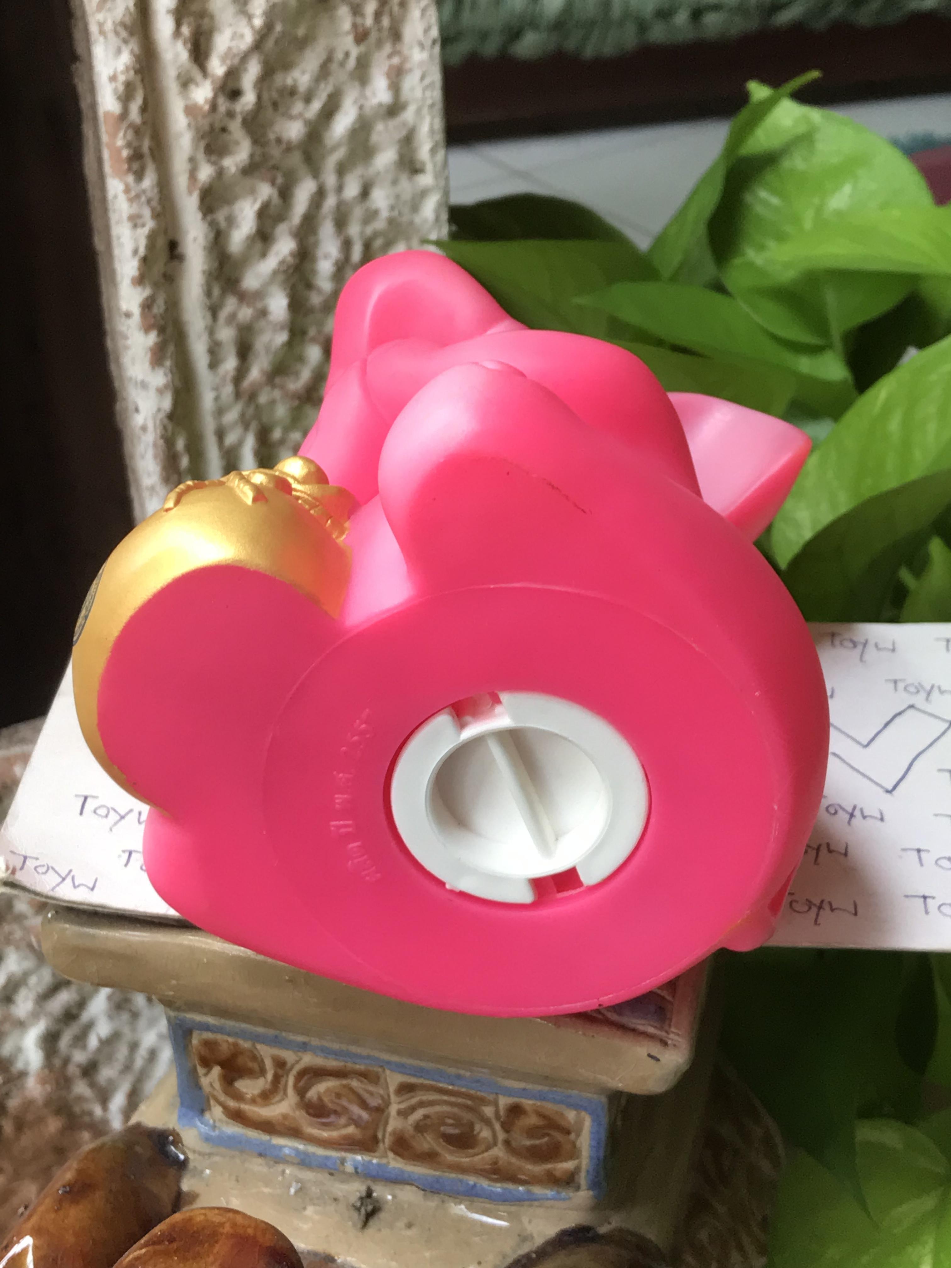 ชิ้นละ 350 บาท เก็บเก่ากระปุกออมสินช้าง ออมสินช้างก้านกล้วยสีชมพู กรมตรวจบัญชีสหกรณ์ ปี 2557 ขนาดกว้าง 5 นิ้ว สูง 5 นิ้ว