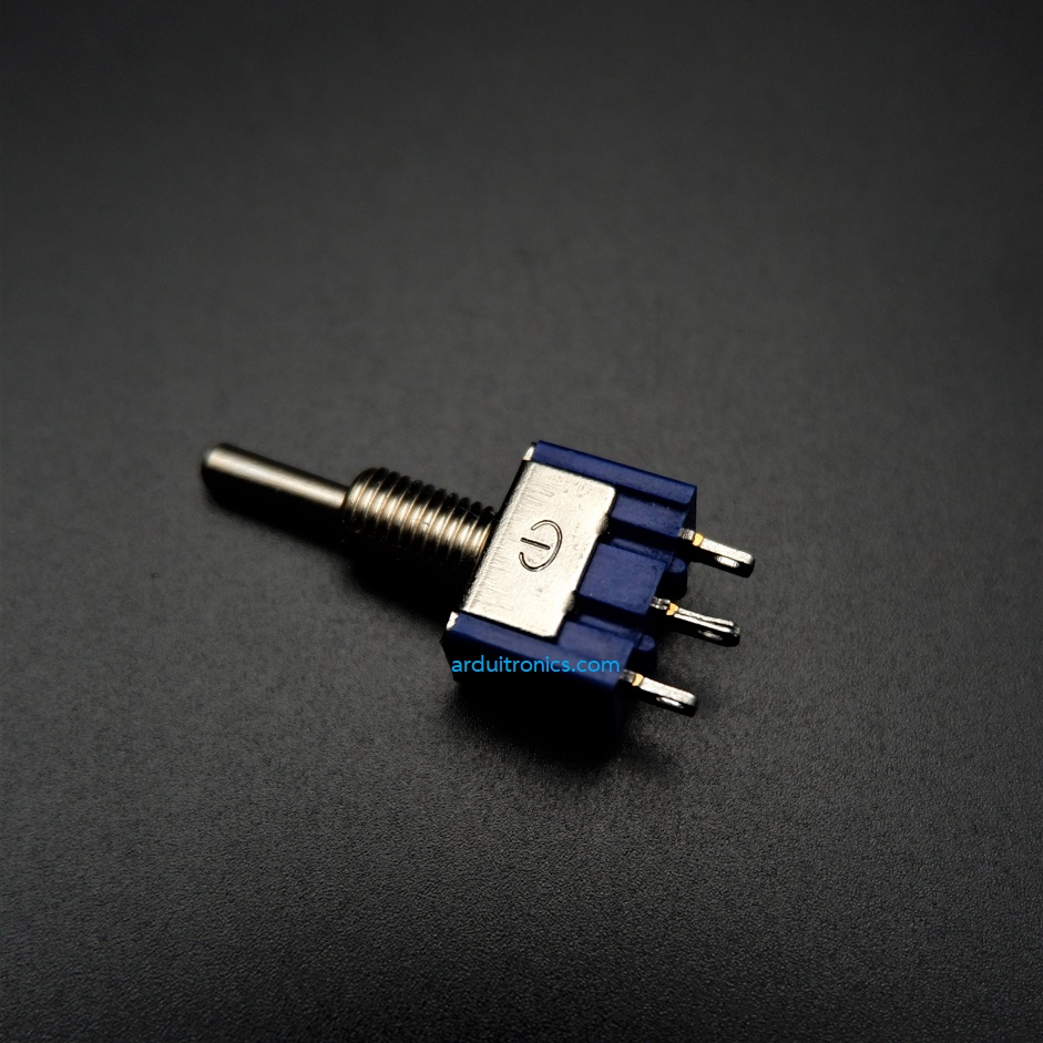 MTS-103 Toggle Switch 3-Pin แบบ On-Off-On (สวิตช์เปิด/ปิด 3 ขา 6A 125V)
