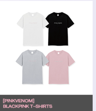 BLACKPINK - ของสะสมงานคอน BLACKPINK WORLD TOUR [BORN PINK] SEOUL - T shirt - ส่ง เครืองบิน