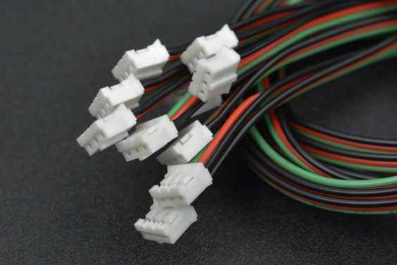 Gravity: 3 Pin PH2.0 to DuPont Male Connector Digital Cable Pack (30cm) - แท้จาก DFRobot