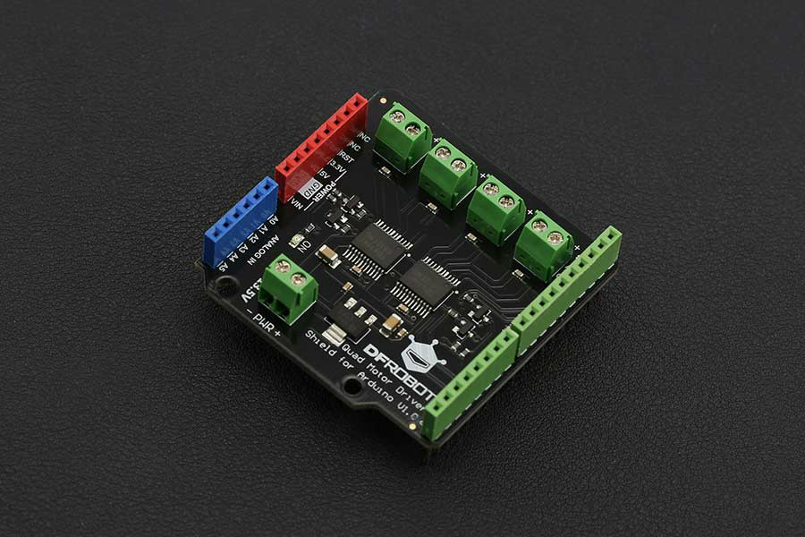 Quad DC Motor Driver Shield for Arduino (แท้จาก DFRobot)