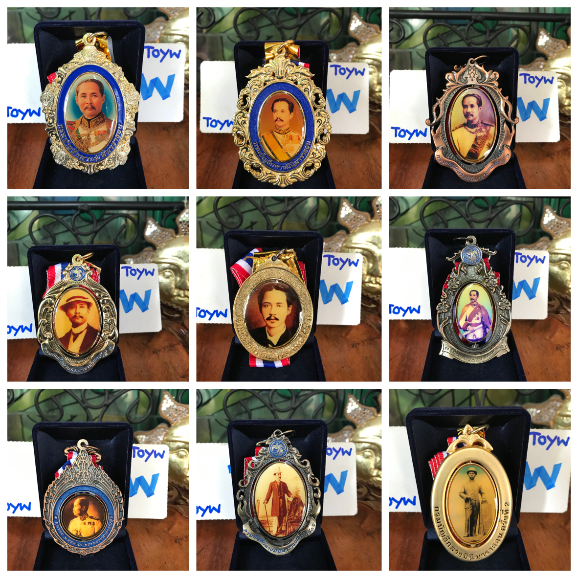 เก่าเก็บ เหรียญเดิน เหรียญวิ่งการกุศล วิ่งมาราธอน เหรียญโลหะ พระบรมฉายาลักษณ์เสด็จพ่อในหลวงรัชกาลที่ 5