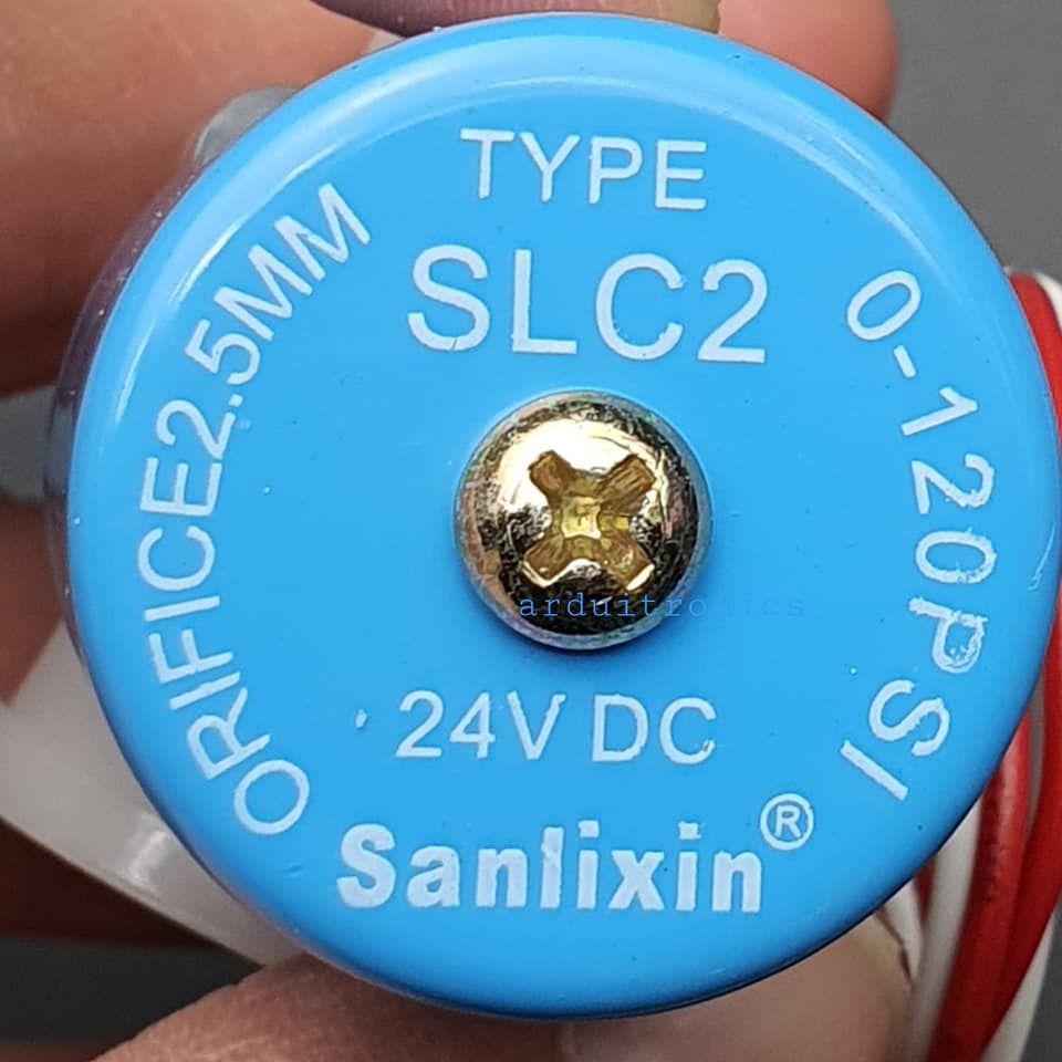 Solenoid Valve โซลินอยด์วาล์ว พลาสติก 2 หุน 24VDC ( SLC 2 )