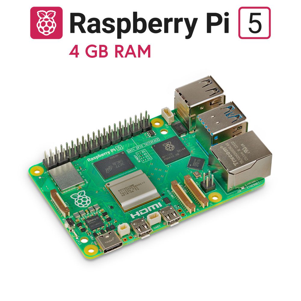 [จัดส่งฟรี] Raspberry Pi 5 (แรม 4GB) ของแท้ made in UK