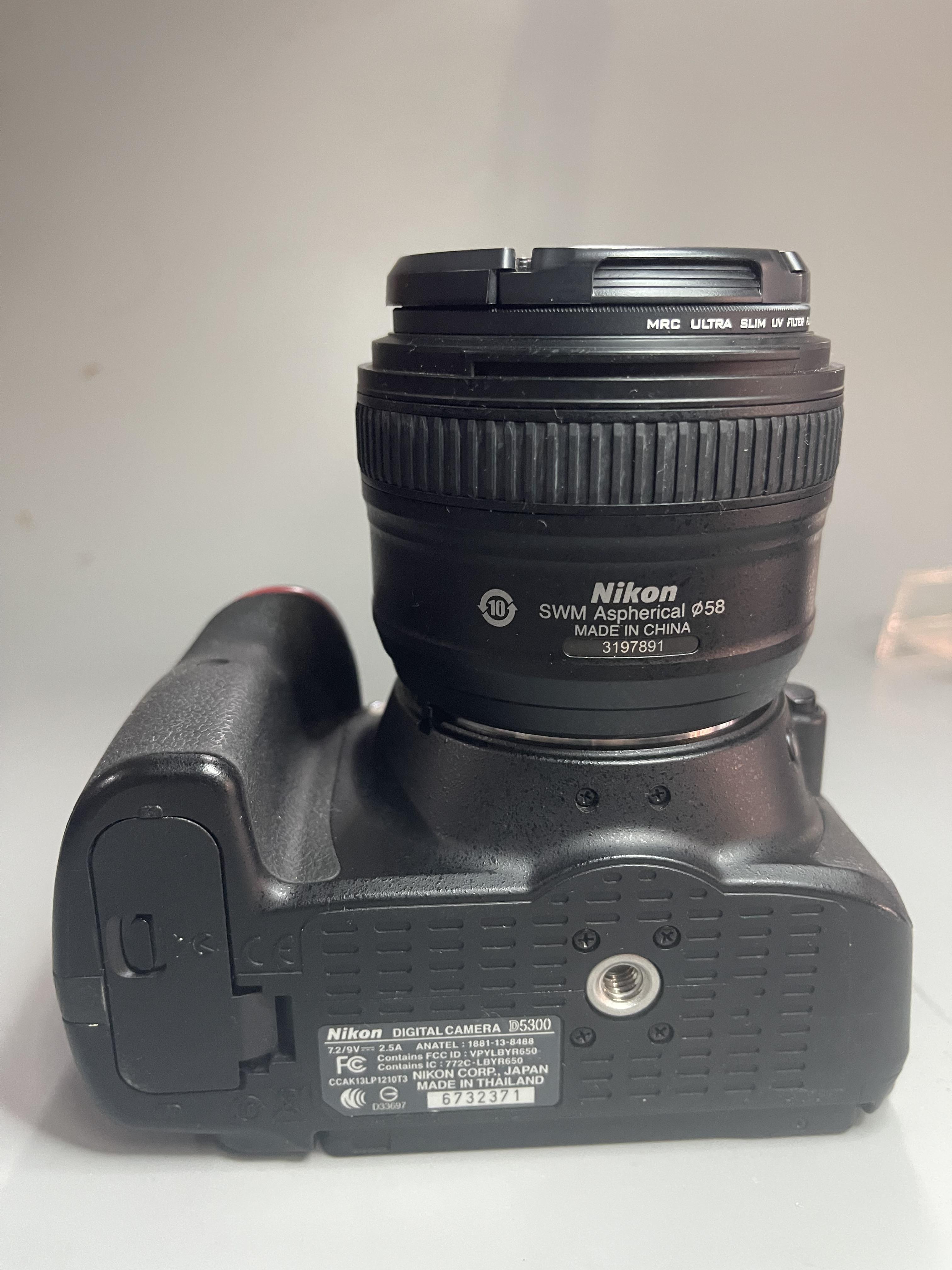 Nikon D5300 เลนส์ Nikon AF S 50mm f1.8 ชัตเตอร์ 6339 สภาพเหมือนใหม่