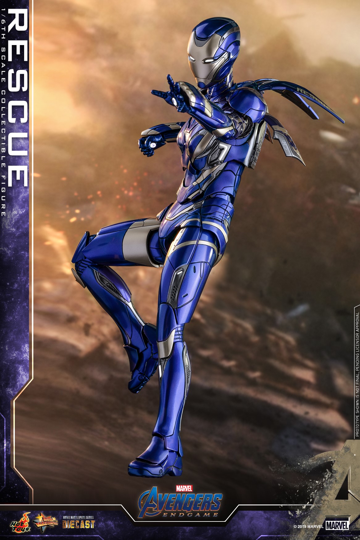 "Pre-Order" Pepper Potts in Rescue Armor: Avengers Endgame 1/6Scale (Diecast)