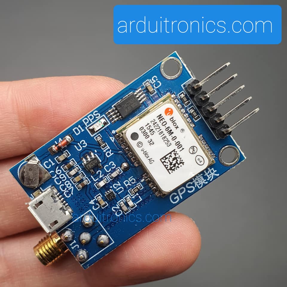 Ublox NEO - 6M GPS Module (SMA Connector)