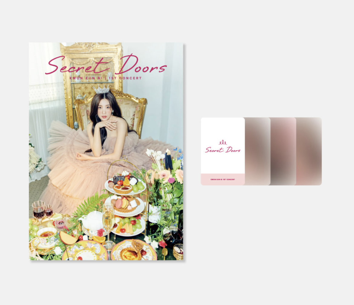 KWON EUN BI - KWON EUN BI 1ST CONCERT [SECRET DOORS] OFFICIAL MD - PHOTOBOOK + PHOTOCARD- ส่ง เรือ