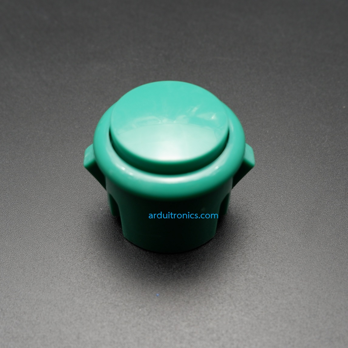 Arcade Button Green (สีเขียว แบบฐานสูง) ปุ่มกดตู้เกม สวิตช์ปุ่มกดติดปล่อยดับ สีเขียว