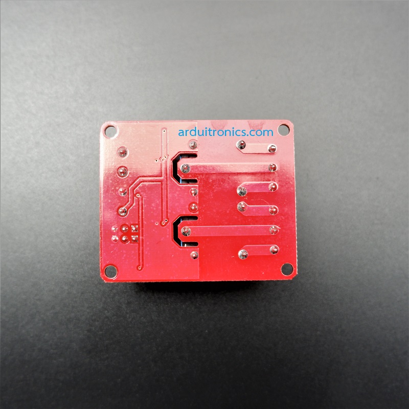 24V 2 Channel Relay High/Low Level Trigger Relay Module (Red PCB)
