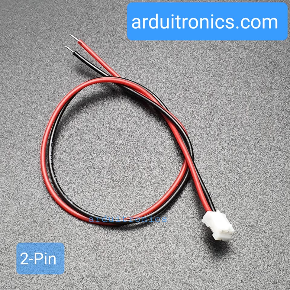 สายไฟ PH2.0mm แบบ 2P ปลายเปลือย ยาว 50cm