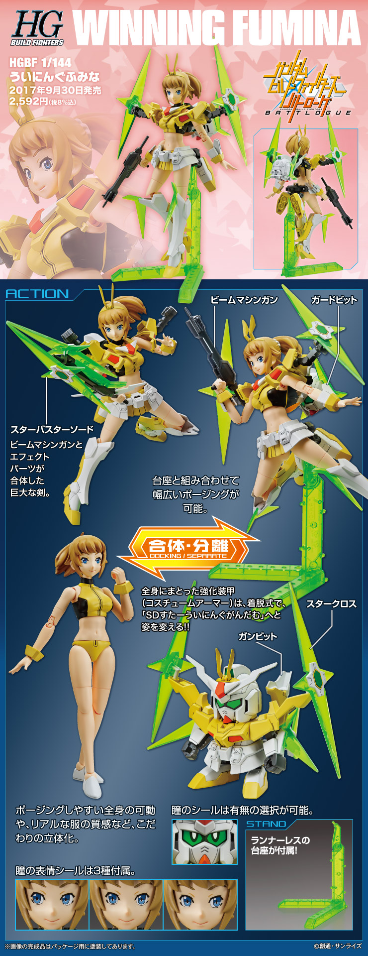 HGBF 1/144 Winning Fumina