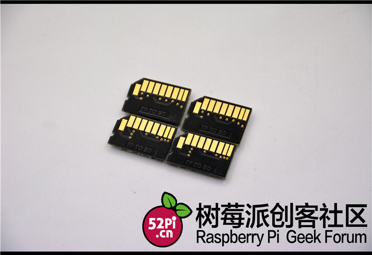 Low-Profile microSD Card Adapter for Raspberry Pi