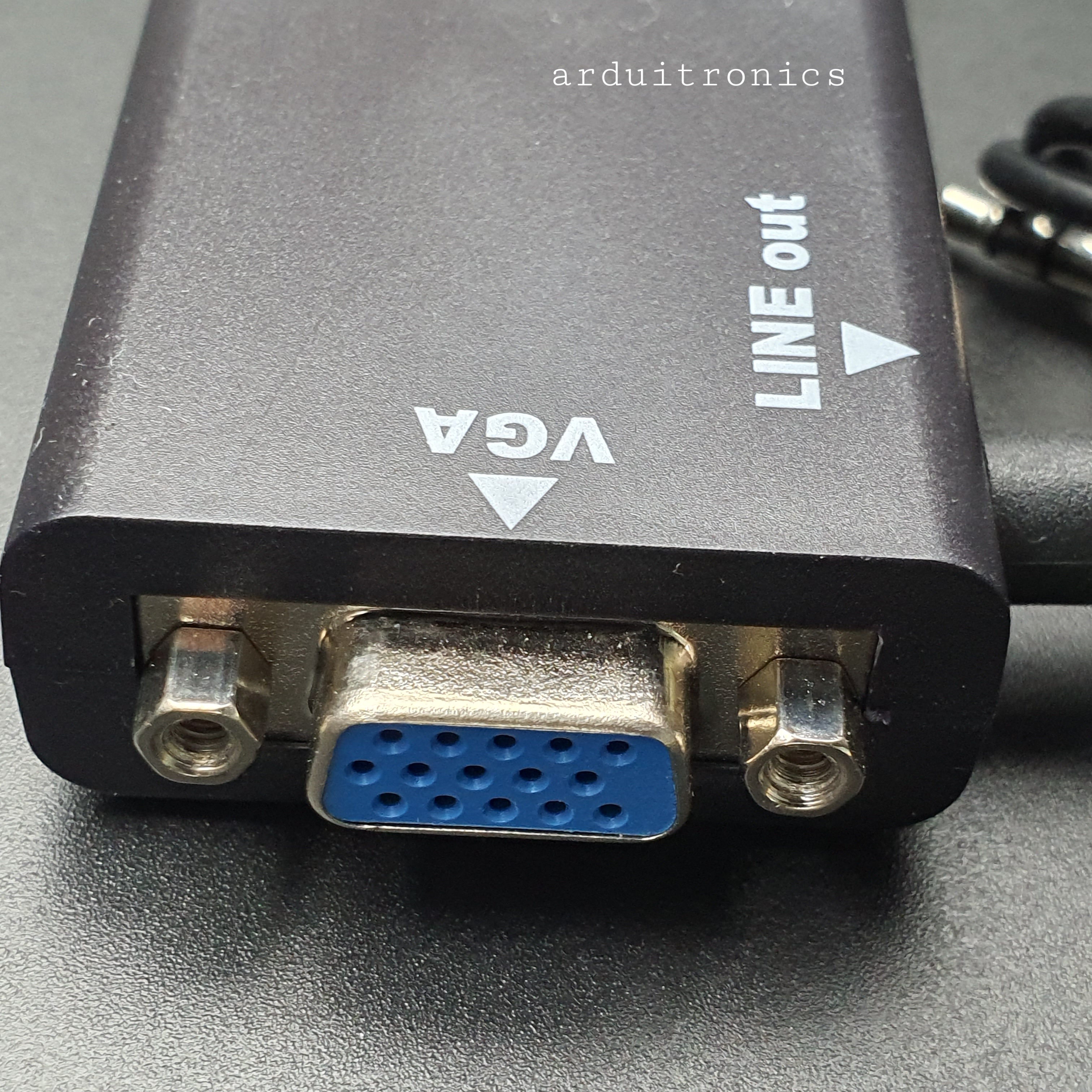 Micro HDMI to VGA Cable with Audio Line