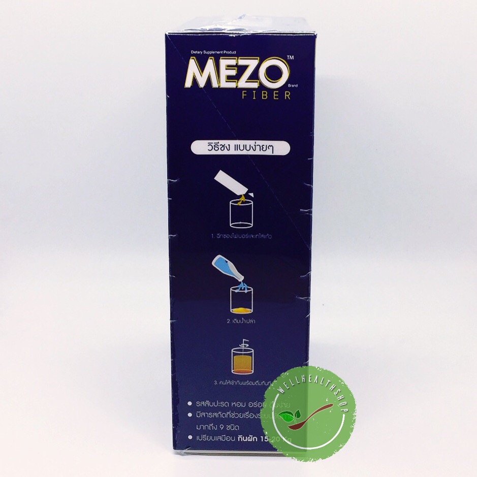 Mezo Fiber เมโซ่ ไฟเบอร์ ใยอาหารล้างพิษ ระเบิดพุง