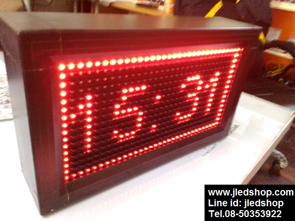 ป้ายนาฬิกาLEDดิจิตอล 4 หลัก,ป้ายนาฬิกาLED 4หลัก
