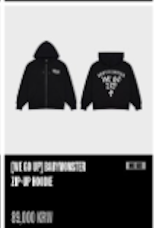BABYMONSTER - BABYMONSTER [WE GO UP] รอบ POP-UP MD -Zip-up Hoodie
