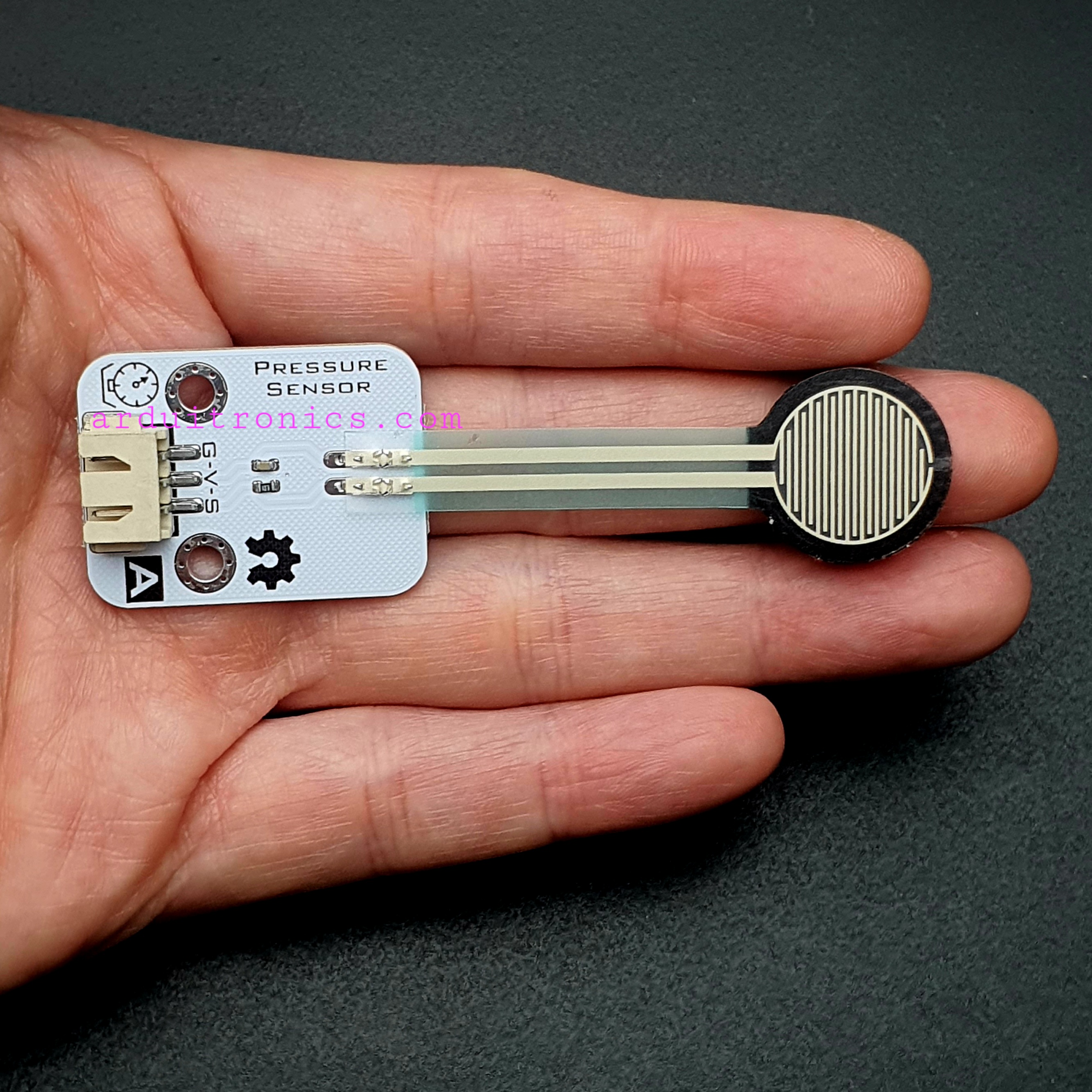 Thin Film Pressure Sensor (FSR) for Arduino/ESP32 + Free XH2.54-3P Cable PCB สีขาว