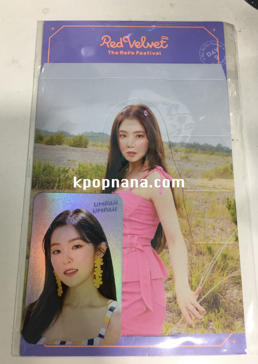 Red Velvet - The ReVe Festival Day 2 -hologram photo card set ไอรีน