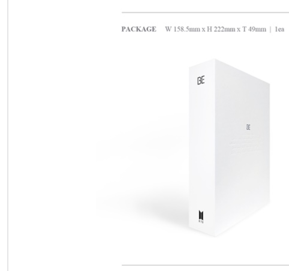 BTS - Album [BE (Deluxe Edition)] + โปสเตอร์