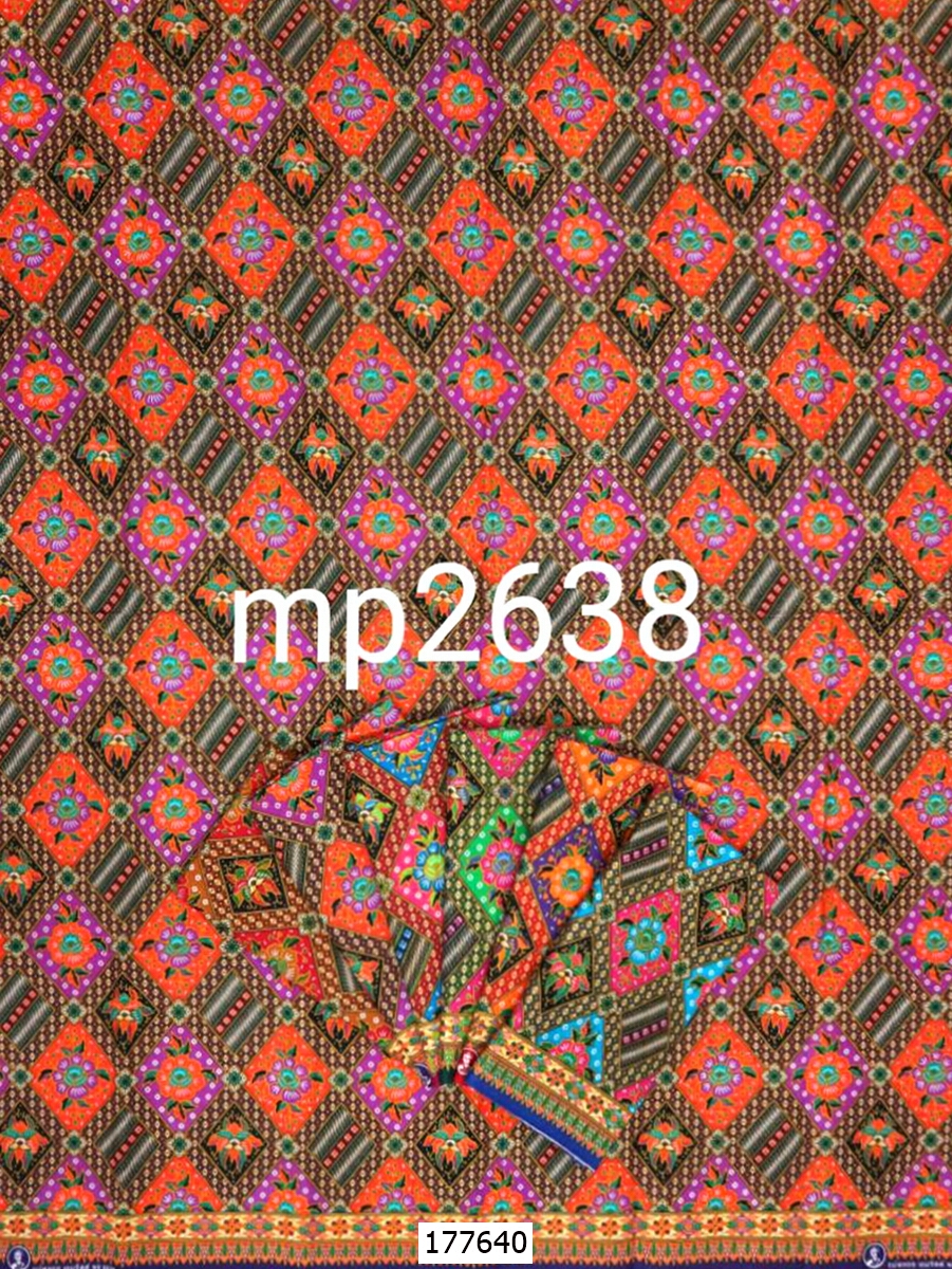 [D-MP2638] ผ้าถุงแม่พลอย 1.8เมตร เย็บพร้อมนุ่ง คอตต้อน 100%