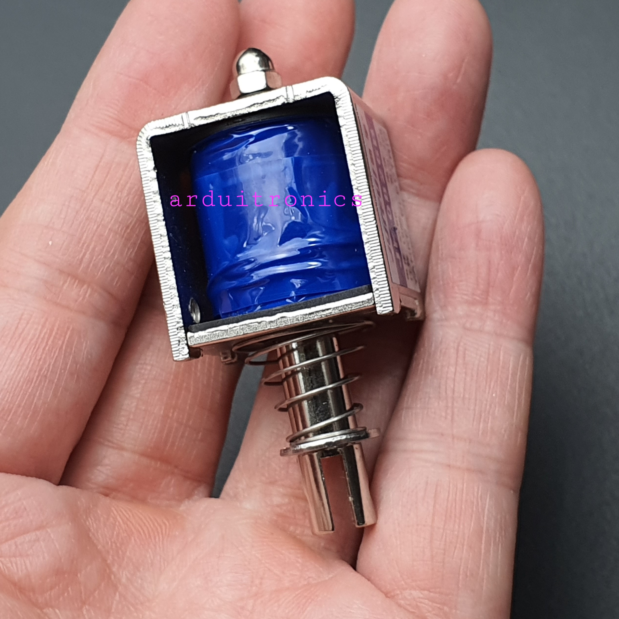 กลอนไฟฟ้า กลอนประตูไฟฟ้า JF-0826B 6V / 2A รีเซ็ต 10mm Push Pull Type Open Frame Solenoid แม่เหล็กไฟฟ้าโซลินอยด์แม่เหล็กไฟฟ้า