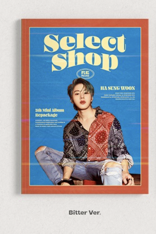Ha Sung Woon - Repackage Album [Select Shop] หน้าปก Bitter Ver.