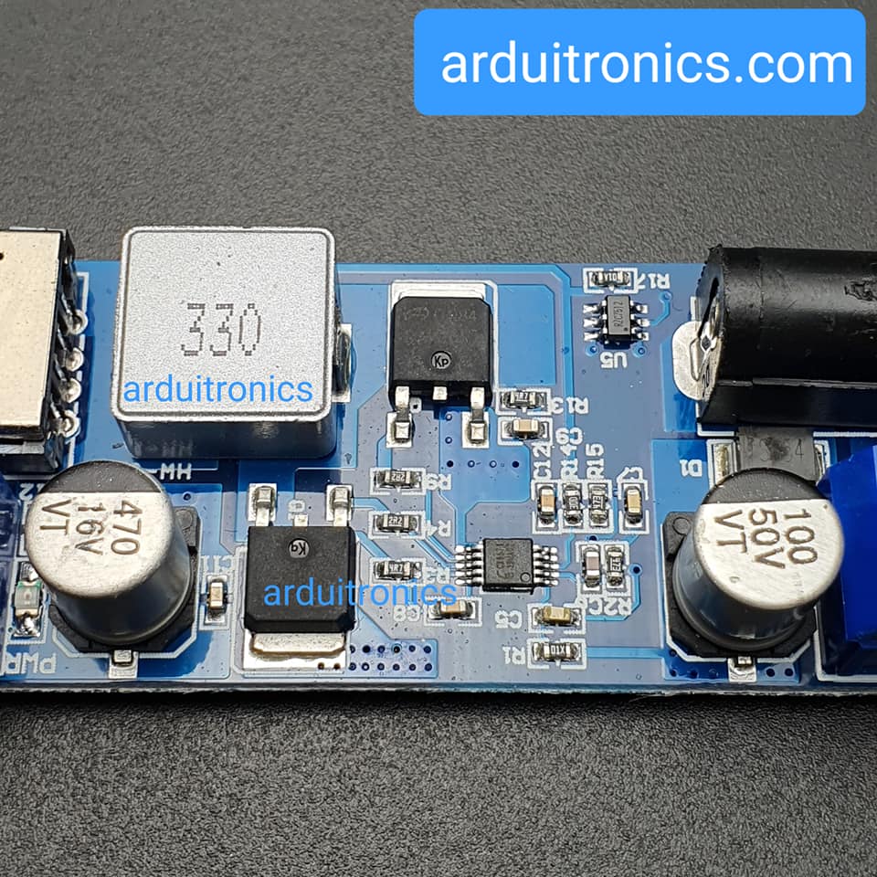 DC-DC 5A Step Down 9-36V to 5V โมดูลแปลงไฟจาก 9-36V เป็น 5V 5A ขั้วต่อไฟออกแบบสายและ USB