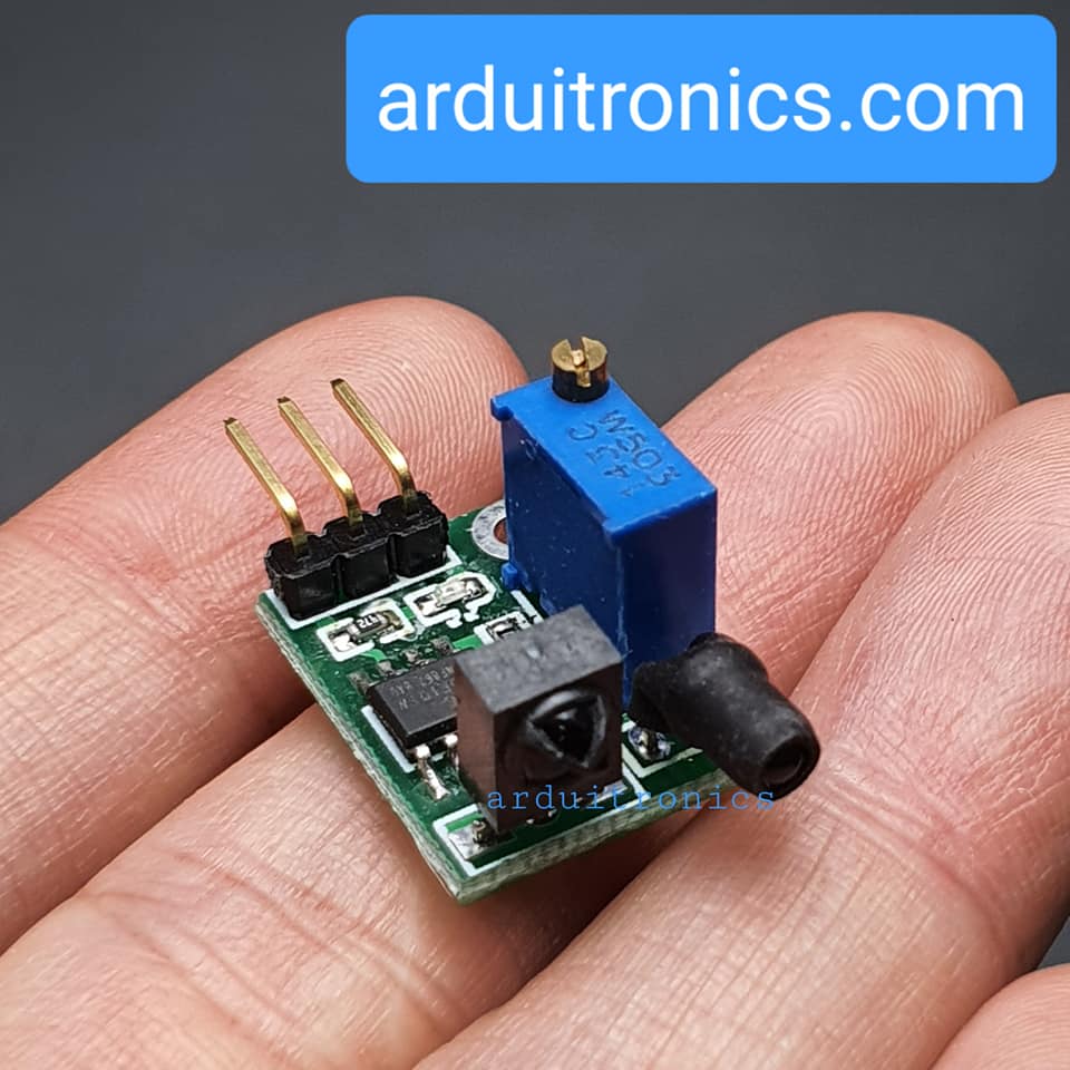 Infrared Obstacle Avoidance Sensor Ultra Small โมดูลเซ็นเซอร์สิ่งกีดขวางแบบอินฟาเรด 1-80 cm