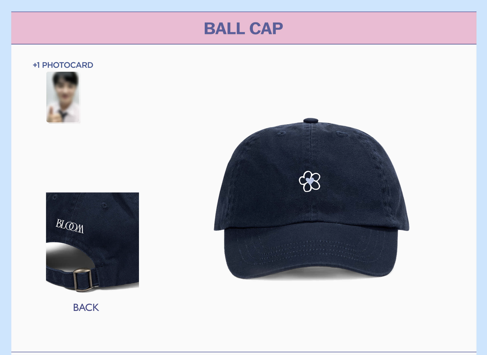 EXO - D.O. - (DOH KYUNG SOO) FAN CONCERT [BLOOM THE FINAL] MD - BALL CAP